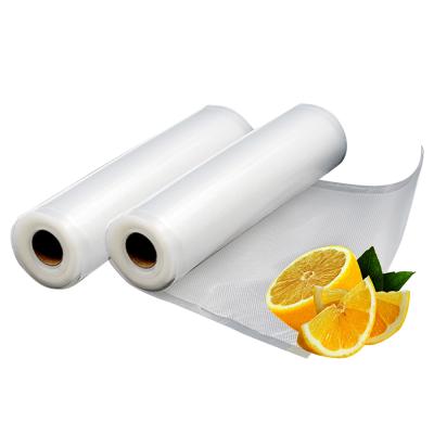 China 1 MOQ Moisture Proof Roll Ready To Ship Food Saver Vacuum Embossed Plastic Textured Packaging Sealer Bags Rolls for sale