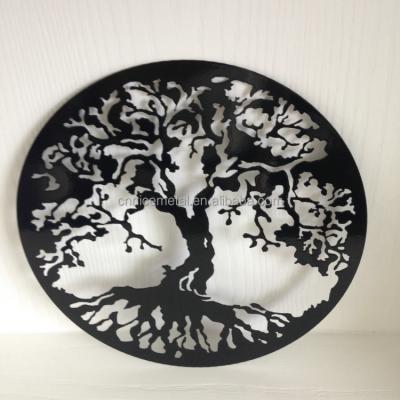 China Europe metal cut stencil wall art decoration gift home deco l laser cut metal sign DIY cut laser art for sale