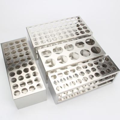 China OEM Factory Price Custom Test Tube Stainless Steel / Aluminum Rack (18/30/40/60) for sale