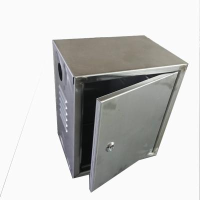 China Waterproof Outdoor Stainless Steel Metal Enclosure Stainless Steel Electrical Cabinet for sale