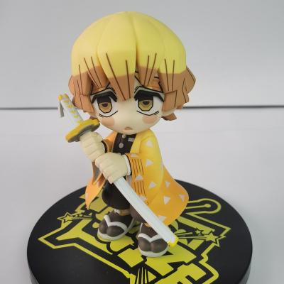 China Cartoon Art House Dector Toy Japan Anime Demon Slayer Kimetsu No Yaiba Agatsuma Zenitsu Action Number PVC Model Toys For Gifts for sale