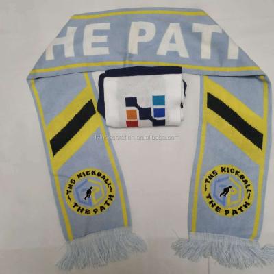 China Comfortable Custom Knitted Fan Supporter Football Club Club Scarves - Football and All Sports. Low MOQ. Best Scarf Price Guarantee for sale