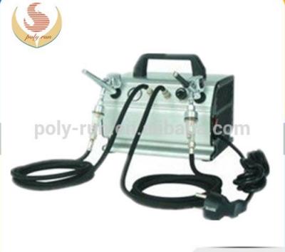 China Oil Free Mini Airbrush Make Up Compressor DH179K For Tattoo , Nail Art for sale