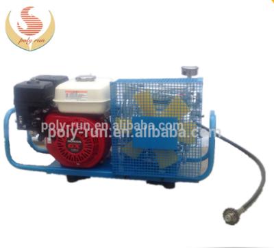 China 300bar lubricated PRX-100, portable air compressor for breathing air for sale