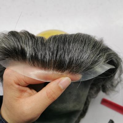 China Free Style Wholesale Good Quality Mens Hair Toupee Stocking High Quality Big Toupee for sale