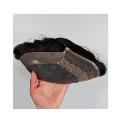 China China Factory Good Quality Cheap Man Toupee Free Hair Wig Natural Style Toupee for sale