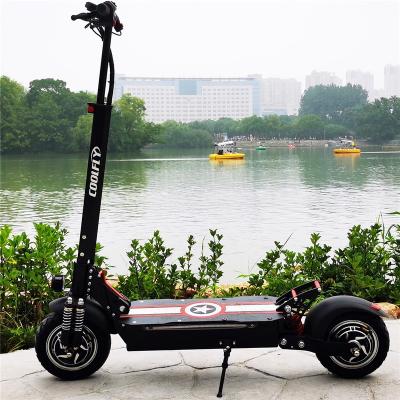 China COOLFLY Europe Warehouse 1000w 2000w Stock 52v 20.8ah 2000W 2600W Foldable Electric Scooter With Alarm CF-D10-2AB for sale