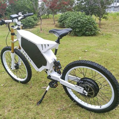 China 2022 New Product Max Load Capacity 150kg Mountain 8000w 15000w 20000w Reinforced Fat Tire Stealth Steel Bomber Electric Bike for sale