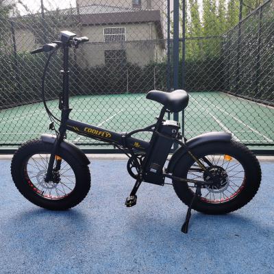 China 2021 hot sale aluminum alloy bike folding fat 20 inch 36v 12.5ah 350w 500w 750w electric sports bike e bike bicycle with CE for sale