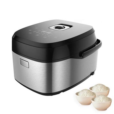 China Fashionable Stainless Steel Electromagnetic Inner Pot Heating 1200W 304 IH Control Timer Digital Smart Rice Cooker Rice Cooker for sale