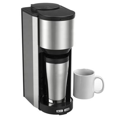 China AROMA Function (2options) Automatic 0.5L Touch Control One Cup Grind and Brew Stainless Steel Bean to Cup Drip Coffee Maker for sale