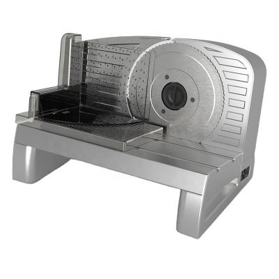 China Kitchen 150W Stainless Steel Adjustable Frozen Meat Slicer 17CM Aluminum Material Blade 0-20MM Thickness for sale