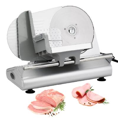 China Kitchen/Household 220mm Stainless Steel Blade Detachable Food Slicer For Bread 0-13mm Thickness Adjustable Non-slip Feet Home Meat Slicer for sale