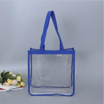 China High quality light weight transparent duffel bag waterproof pvc multi-function hand-held travel for sale