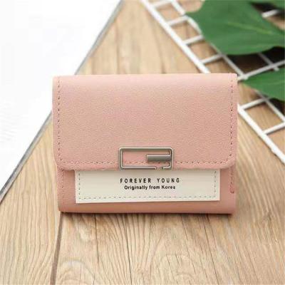 China 2020 New Custom Mini Korean Fashion Hardware Foldable Card Case Cute Coin Purse for sale