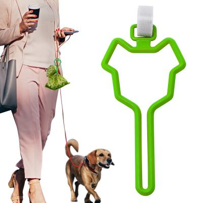 China SUITABLE FOR ANY LEASH Amazon Hot Hands Free Dog Waste Bags Carrier Poop Bag Holder for sale