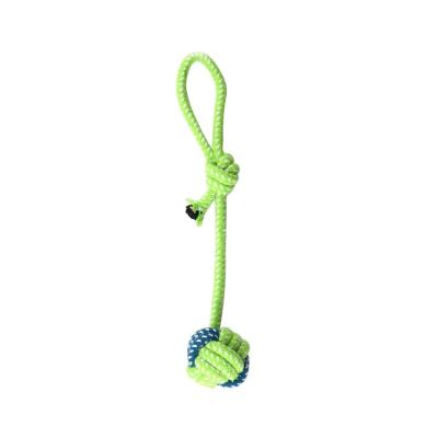 China Sustainable Interactive Puzzle IQ Ball For Small Medium Large Dog Chew Balls Durable Dog Ball Rope Toys for sale