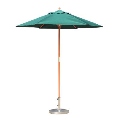 China Modern Wooden With Certification Outdoor Wooden Patio Sun Beach Umbrella Garden Parasol for sale