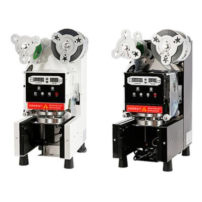 China Full Automatic Seal Machine Bubble Tea Equipment Hot Packing Plastic Cup Sealing Machine Easy To Operate for sale