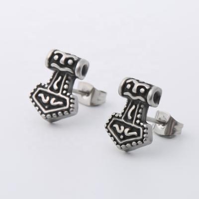 China TRENDY Stainless Steel Stud Earrings For Men Boys Hiphop Trendy Stud Earrings 21524 Stud Earrings for sale