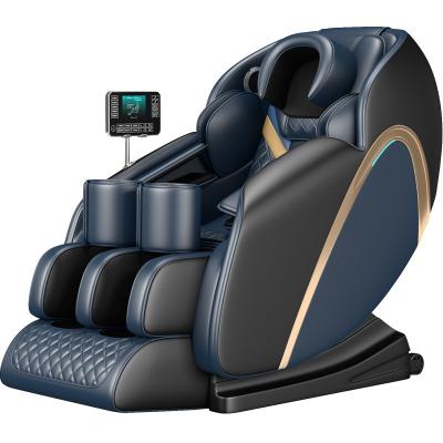 China 2022 Hot Selling Luxury China Best Body Massage 4d Chair Weightlessness Shiatsu Recliner SL Track Full Body Massage Chair for sale