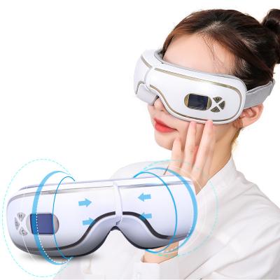 China Wholesale Chinese EYE Massage Eye Mask Smart Electric Vibration Heated Therapy Air Pressure Eye Care Massager For Home Use for sale