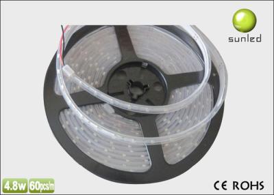 China 3528 IP65 DC12V / 24V Flexible Waterproof Led Strip Lights 9.6W 120/m for sale