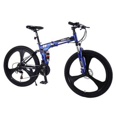 China Folding bike 26 inch alloy magnesium mountain bike /cheap steel mtb folding mountainbike full suspension cycles for men /OEM 26