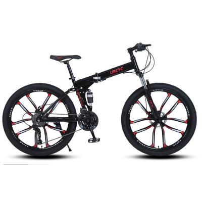 China OEM carbon steel variable speed folding road bike 26 inch foldable mountain bike go cycling on sale for sale