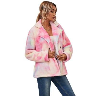 China Wholesale High Quality QUICK DRY New Autumn And Winter Tie Dye Printing Space Women's Jacket Coat for sale