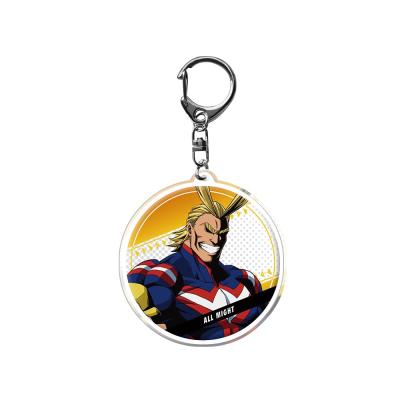 China Promotional Gift/Decoration Gift/Souvenior Customized OEM Anime My Hero Academia Figure Acrylic Key Chain With School Bag Stationery Key Chain for sale