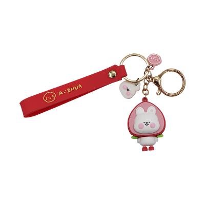 China Free Custom Model Girlfriend Gifts 3d Cartoon Promotion Eco-Frendly Gifts Key Chain Keyring for sale