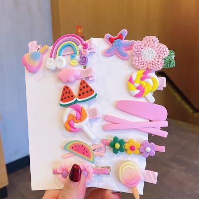 China Fashion Hair Clips Cute Snap Barrette Colorful Metal Hair Clips For Girls,Toddlers,Kids Hairpin for sale