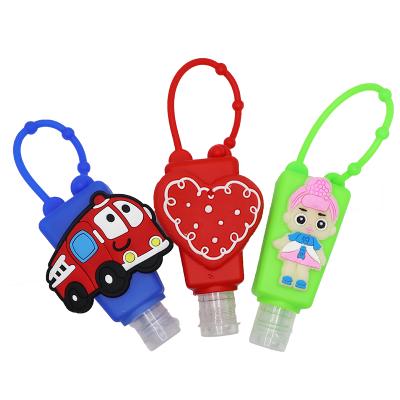 China Personal Care 30ml Antibacterial Silicone Gel Hand Sanitizer Bottle Holder 30ml for sale