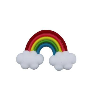 China 2022 Newest Factory New Arrival 2D Rainbow Eco-Friendly Wholesale 2D Rain Sun Cloud Cute Fridge Magnet Flowers for sale