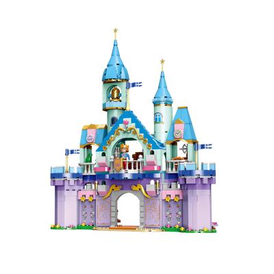 China New Big King Bricks Children's Building Toy Castle Puzzle Cartoon Doll Rose Building Block Toy For Sale for sale