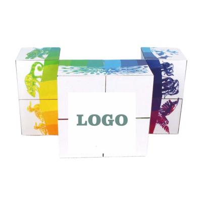 China Magic Cube in Cartoon Promotional Toy Folding Puzzle Advertising Gift Custom Logo Image with Magnetic for sale