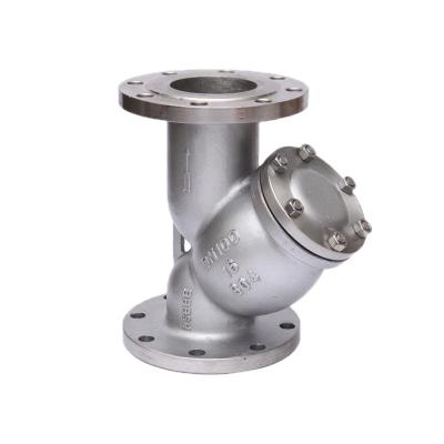 China Manufacturing Plant Skillful Manufacturer 316 SS NPS PN16 DN100 Filter Valves 4 Flange Type Y Strainer for sale