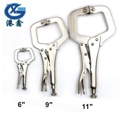 China OEM Acceptable Woodworking Clamps 11Inch C Vise Handle Crimping Clamps for sale