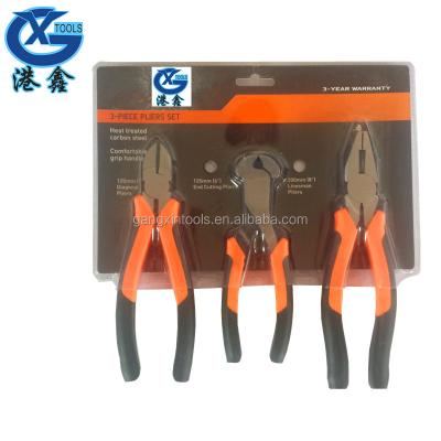 China New Good Selling MULTI FUNCTIONAL DIY Tools 3 PCS Combination Pliers Set for sale