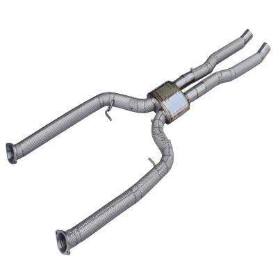 China Automotive Exhaust System High Performance Exhaust Downpipe X Pipe For Maserati Gran Turismo/GT 4.2/4.7 2008-2023 Catless downpipe Catalytic converter for sale