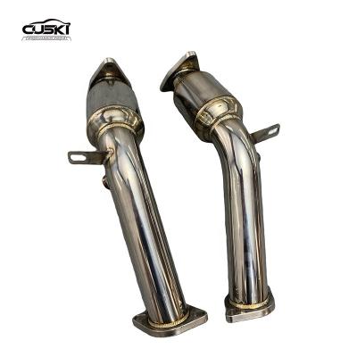 China Automotive Exhaust System Exhaust Downpipe with catalyst For Infiniti G37  increase momentum and sound Exhaust Pipe Stainless Steel Downpipe for sale