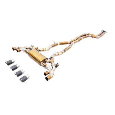 China Automotive Exhaust System Titanium Catback Exhaust For BMW X3M/X4M F97/F98 3.0T 2019-2023 Escape Stainless Steel Exhaust Pipe Muffler Exhaust System for sale