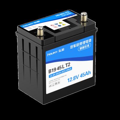 China Long Lifespan Houny LiFePO4 Vehicles Starting 12V Auto Solar Car Battery Powered Car Auto Stop/Run Start Batteries Car Batteries for sale