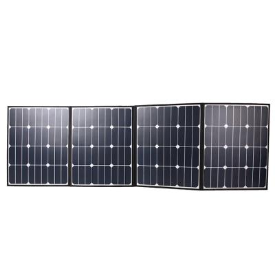 China PVC600D 120W 18V Flexible Solar Panel for Solar Generator Foldable Solar Charger with USB Outputs for sale