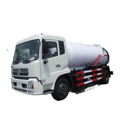 China Dongfeng 10000 liters jetting truck septic tank vacuum sewage suction trucks sewage vacuum truck DFL1160BX Te koop