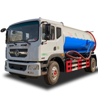 China 12000 Liters Vacuum Sewage Sucking Tank Truck 10000litres Te koop