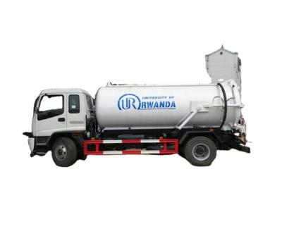 China Carbon Steel Q235 10000 Liter Chemical Waste Waste Water Vacuum Pump Sewage Suction Truck Te koop