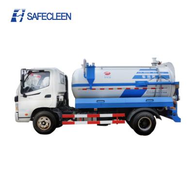 China Foton Sewage Vacuum Tank Truck Suction Vehicle Fecal Sewage Suction Truck WFA5083GXWFE5 Te koop