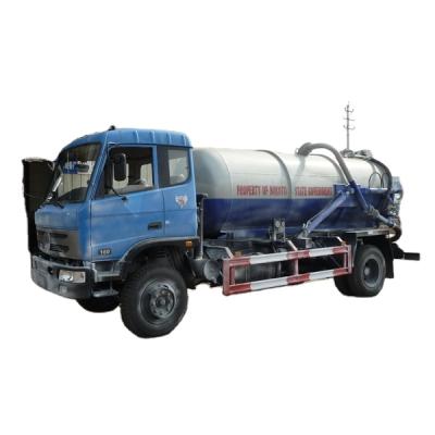 China Cheap 8000 Liter 1-10T Vacuum Sewage Suction Sewage Suction Tanker Truck Te koop